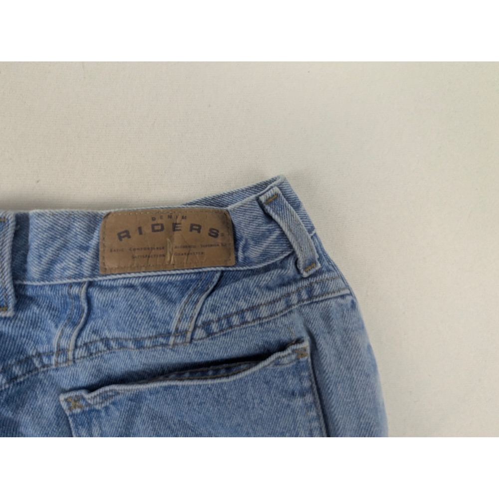 Riders by Lee Light Wash High Waisted Mom Jeans Tapered Leg Blue Denim 28x29 - Picture 5 of 14